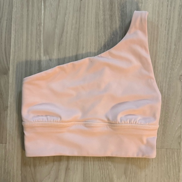 Lululemon Align Asymmetrical Bra – Rare-Meadowsweet Pink – Size 2 - Picture 6 of 8